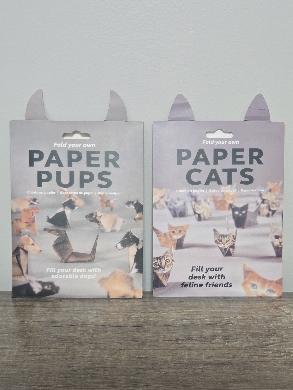 Fold Your Own Paper Cats And Dogs